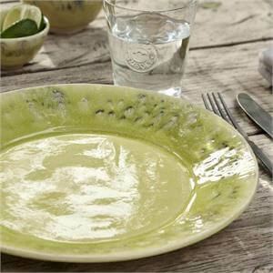 Costa Nova Madeira Lemon Green Dinner Plate